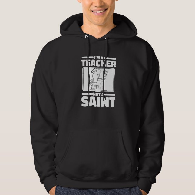 Christianity Theology  Bible Study Christian Teach Hoodie (Front)