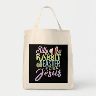 Christians Cute Bunny Silly Rabbit Easter Tote Bag
