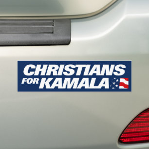 Christians For Kamala 2024 Bumper Sticker