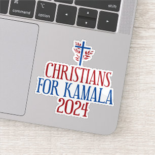 Christians for Kamala 2024 Election Blue Laptop