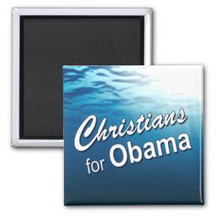 Christians for Obama Magnet (ocean)