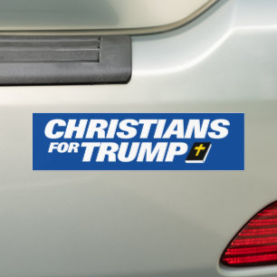 Christians For Trump 2024 Bumper Sticker