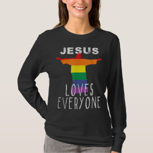 Christians Supporting LGBT Gay Rights Jesus Loves T-Shirt