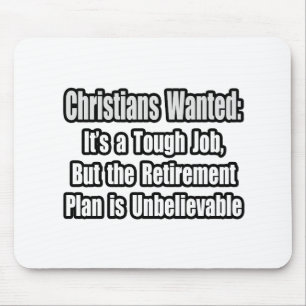 Christians Wanted... Mouse Mat