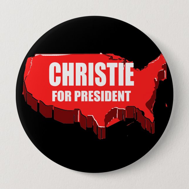 CHRISTIE 2012 10 CM ROUND BADGE (Front)