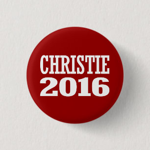 CHRISTIE 2016 3 CM ROUND BADGE