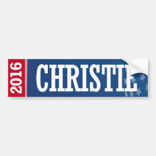 CHRISTIE 2016 BUMPER STICKER