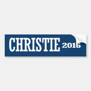 CHRISTIE 2016 BUMPER STICKER