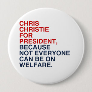 CHRISTIE 2016 WELFARE 10 CM ROUND BADGE
