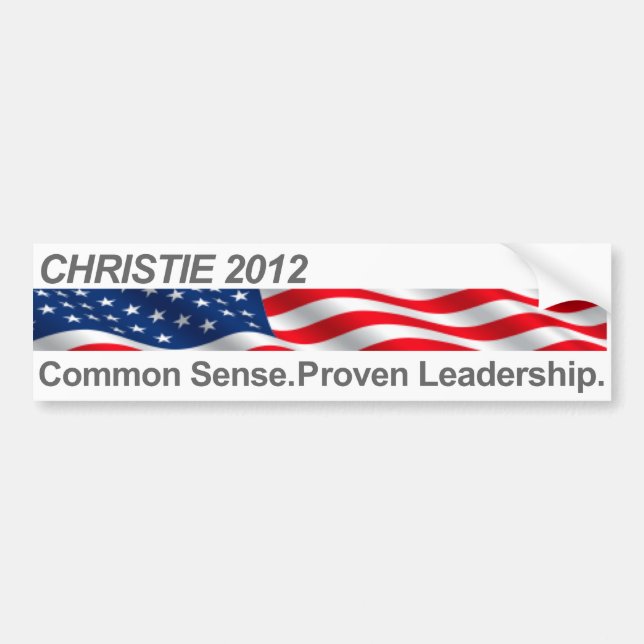 Christie Bumper Sticker (Front)