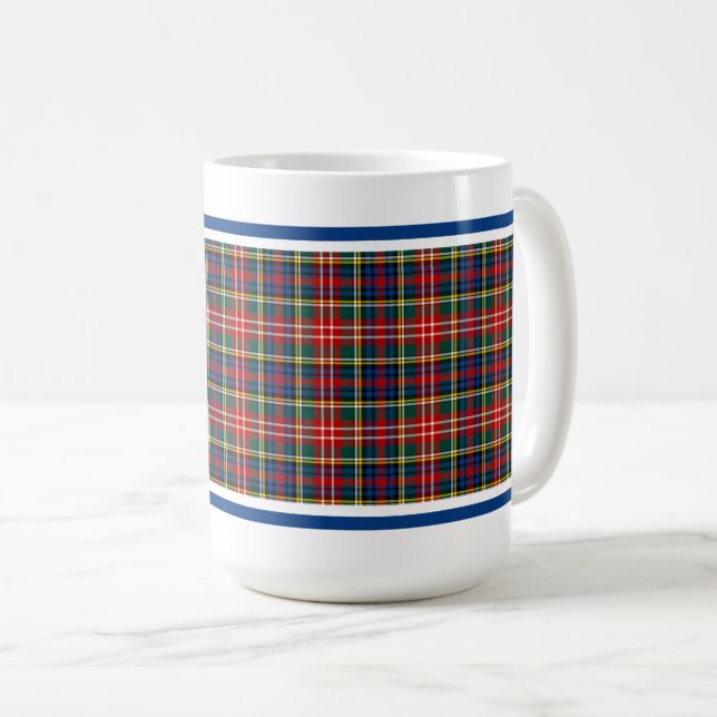 Christie Clan Tartan Coffee Mug (Front Right)