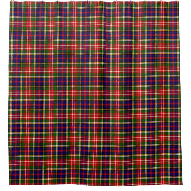 Christie Tartan Shower Curtain (Front)
