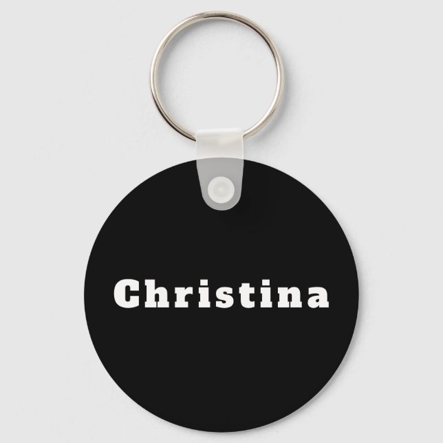 Christina Key Ring (Front)