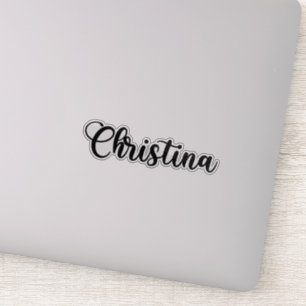 Christina Name - Handwritten Calligraphy