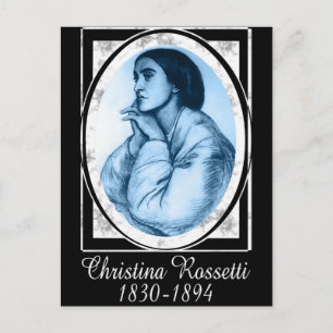 Christina Rossetti Postcard