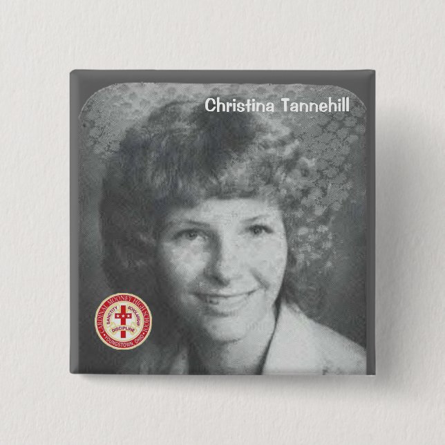 Christina Tannehill 15 Cm Square Badge (Front)