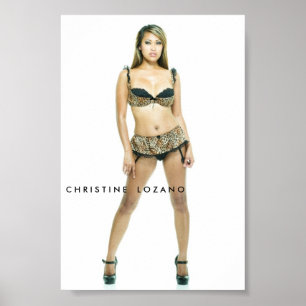 christine-6033, C H R I S T I N E    L O Z A N O Poster