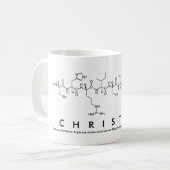 Christine peptide name mug (Front Left)