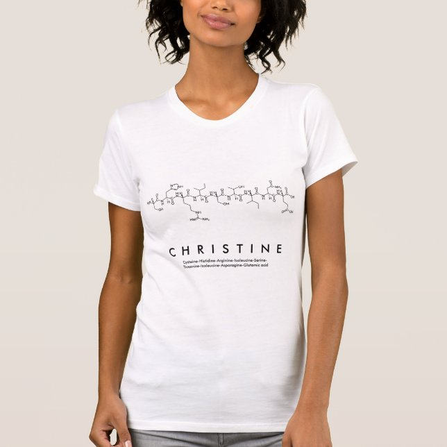 Christine peptide name shirt (Front)