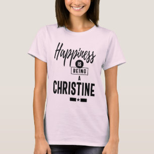 Christine Personalised Name Birthday Gift T-Shirt