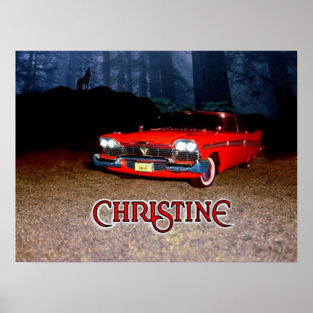 Christine Plymouth Fury 1958  Poster (Front)