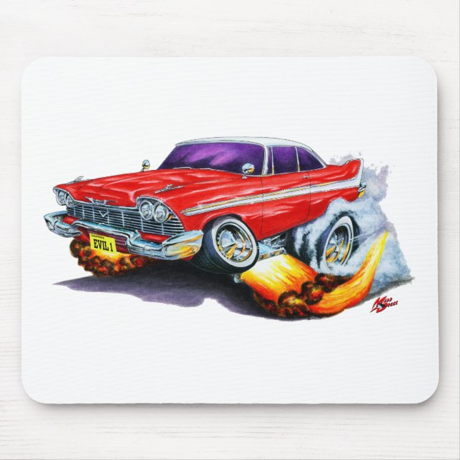 Christine Plymouth Fury Mouse Mat (Front)