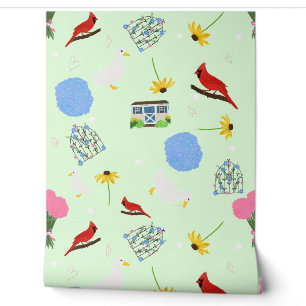 Christine's Garden Cottagecore Wallpaper