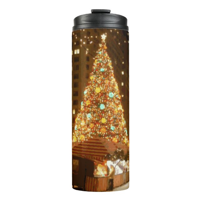 Christkindlmarket - December 21, 2005 in Chicago Thermal Tumbler (Front)
