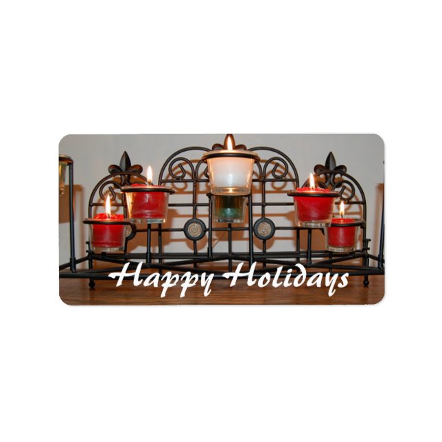 Christmans Candles Label (Front)