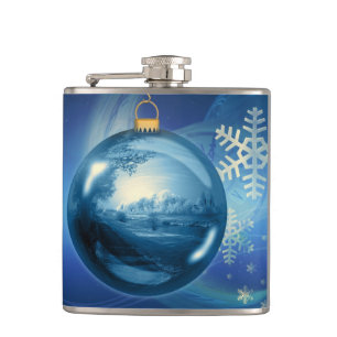 Christmas 017 hip flask