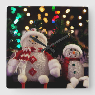 Christmas 035 square wall clock