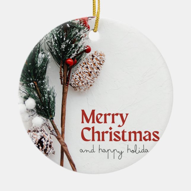 Christmas 11 ceramic tree decoration (Front)