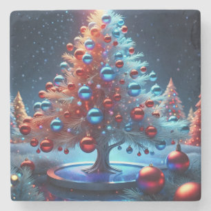 Christmas 1 - 002 stone coaster