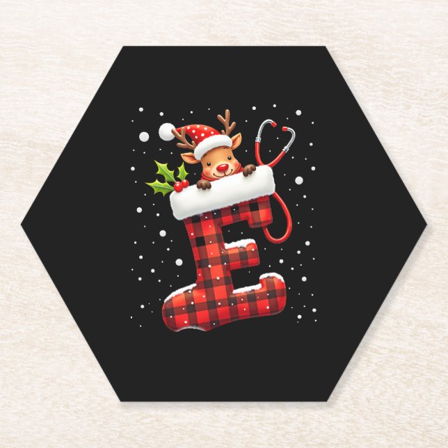 Christmas (1) paper coaster (Front)