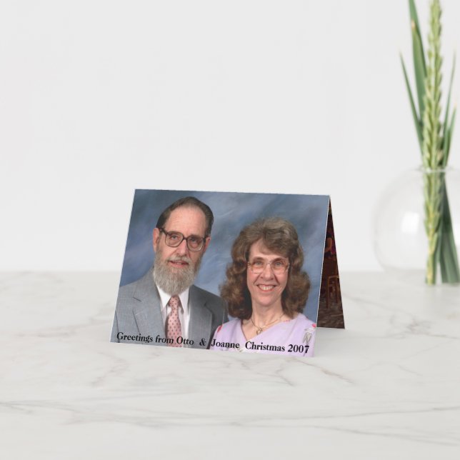 Christmas 2007 holiday card (Front)