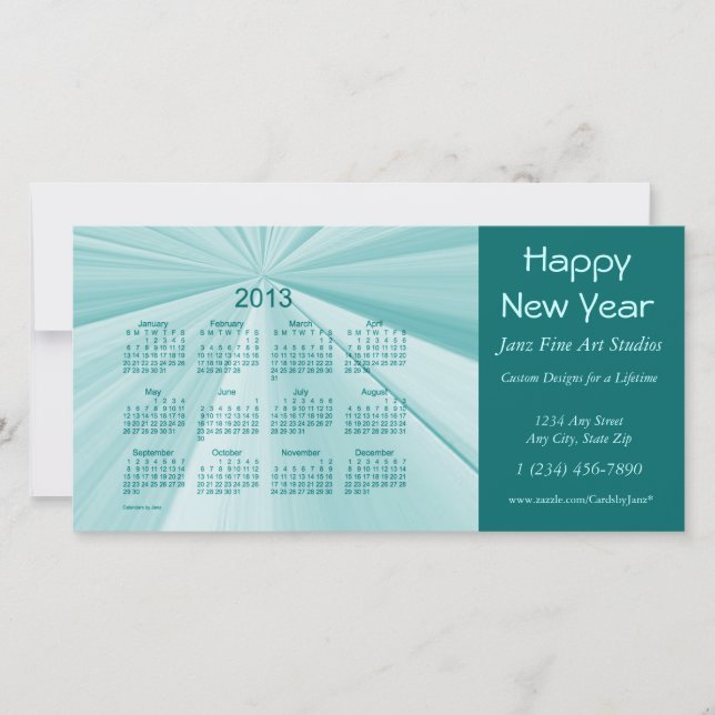 Christmas 2013 Calendar Holiday Card (Front)