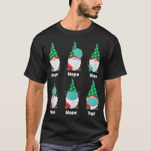 Christmas 2020 Gnomes Wearing Mask Wrong Funny Pjs T-Shirt