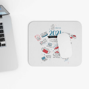 Christmas 2021 Covid Vaccine Year Commemorative Mouse Mat
