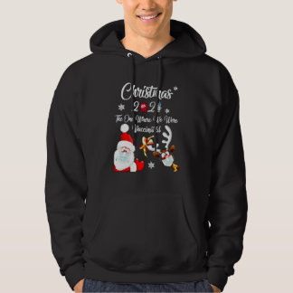 Christmas 2021 The One Where We Were Vaccinated Hoodie