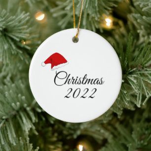 christmas 2022 ceramic tree decoration