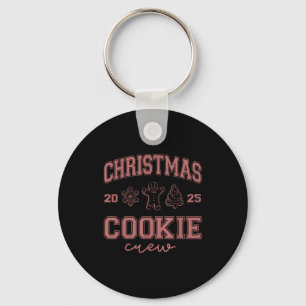 Christmas 2025 Cookie Crew Gingerbread Funny Chris Key Ring