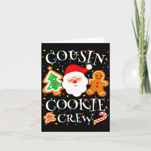 Christmas 2025 Cousin Cookie Baking Crew Squad Fam Card