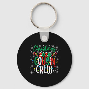 Christmas 2025 Cousin Crew Xmas Matching Family Gr Key Ring