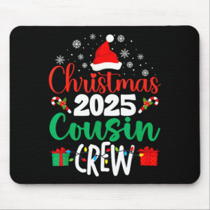 Christmas 2025 Cousin Crew Xmas Matching Family Gr Mouse Mat