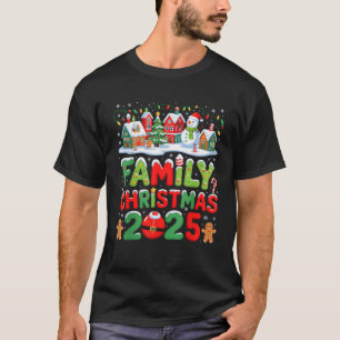 Christmas 2025 Family Matching Costume Team Santa  T-Shirt
