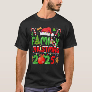 Christmas 2025 Family Matching Pajamas Team Santa  T-Shirt