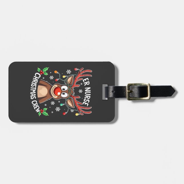 christmas 2025, luggage tag (Front Horizontal)
