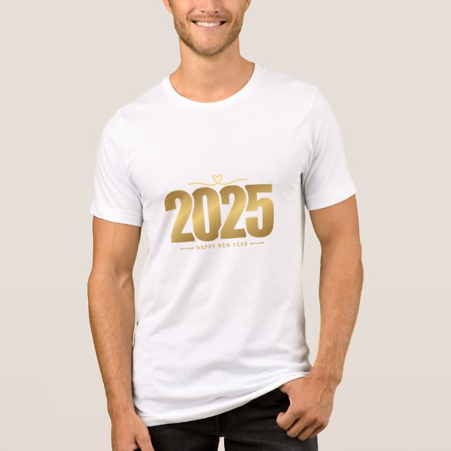 Christmas 2025 Sticker Tri-Blend Shirt (Front)