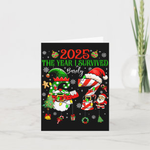 Christmas 2025 The Year I Barely Survived Six Seve Card