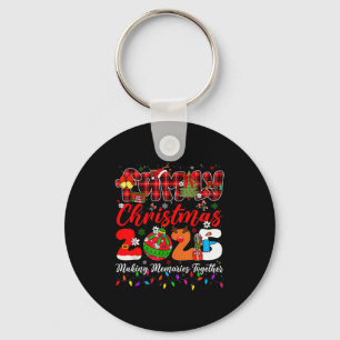 Christmas 2025 Xmas Lights Making Memories Togethe Key Ring